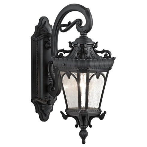 Kichler Tournai 1 Light Outdoor Wall Model: 9356BKT