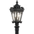 Kichler Tournai 3 Light Outdoor Post Mt Model: 9558BKT