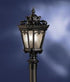 Kichler Tournai 3 Light Outdoor Post Mt Model: 9558BKT