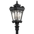 Kichler Tournai 4 Light Outdoor Post Mt Model: 9565BKT