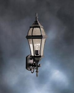 Kichler Townhouse Outdoor Wall 1 Light in Black Finish Model: 9791BK