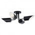 Kichler Trentino 4 Light Semi Flush Model: 52164BK