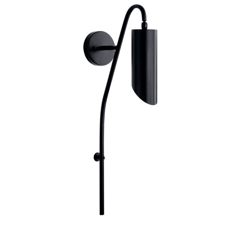 Kichler Trentino™ 1 Light Wall Sconce Black Model: 52165BK