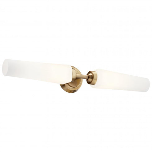 Kichler Truby™ 24.75 Inch 2 Light Vanity Light Model: 55075CPZ
