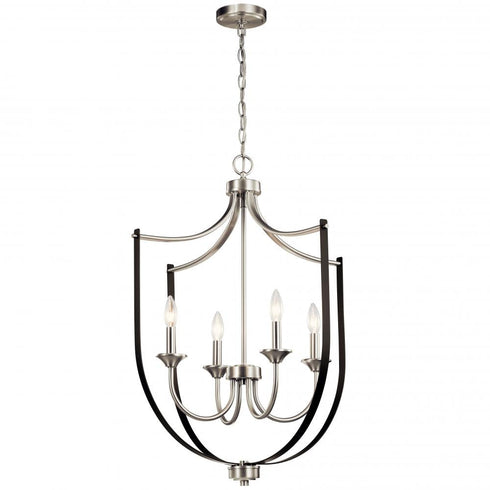 Kichler Tula 4 Light Foyer Chandelier Model: 52279NI