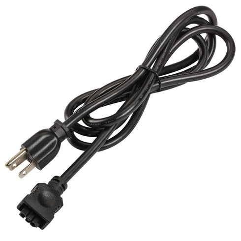 Kichler Under Cabinet Accessories Ucab 3 Prong Cord Black Model: 6UCORDBK