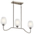 Kichler Valserrano 3 Light Linear Chandelier Model: 44379BK