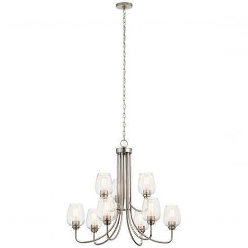 Kichler Valserrano 9 Light Chandelier Model: 44378BK