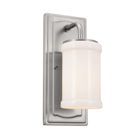 Kichler Vetivene Wall Scone 1 Light in Classic Pewter Finish Model: 52454CLP