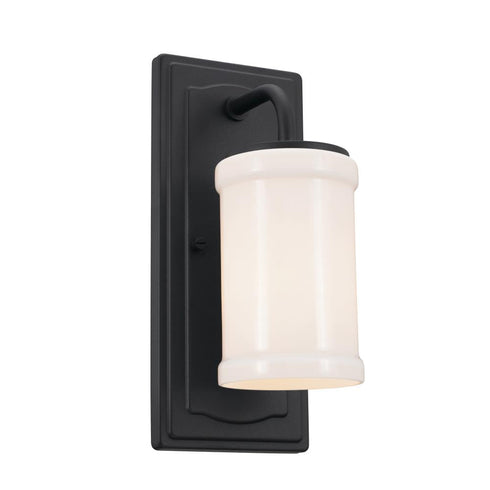 Kichler Vetivene 12 Inch 1 Light Wall Sconce Textured Model: 52454BKT