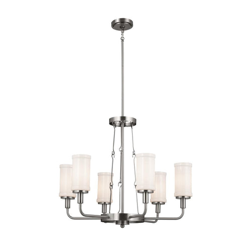 Kichler Vetivene 29 Inch 6 Light Chandelier Classic Model: 52451CLP