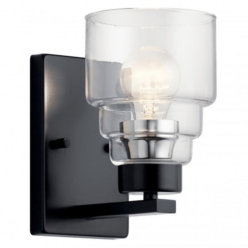 Kichler Vionnet Wall Sconce 1 Light in Black Finish Model: 55010BK