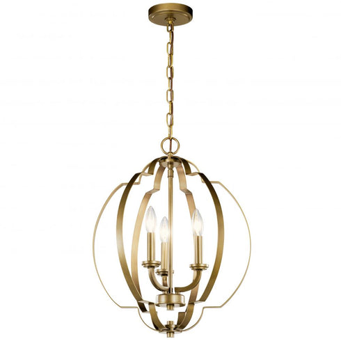 Kichler Voleta 3 Light Pendant Model: 42140BK