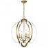 Kichler Voleta 4 Light Large Foyer Pendant Model: 42138BK