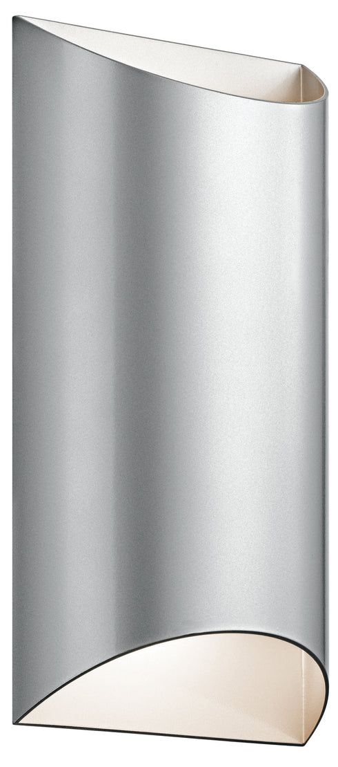 Kichler Wesley 2 Light LED Outdoor Wall Model: 49279AZTLED