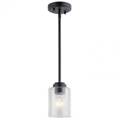 Kichler Winslow 1 Light Mini Pendant Model: 44032BK