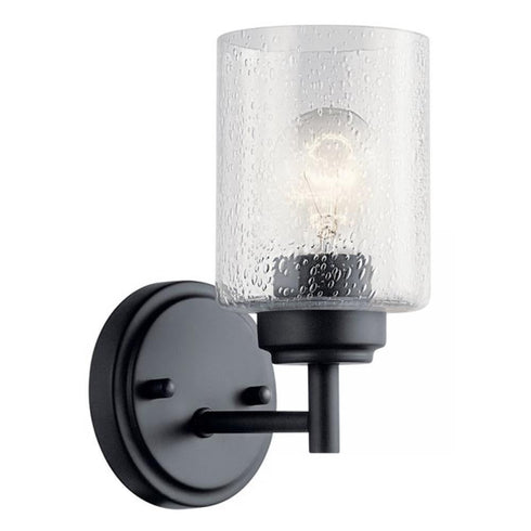 Kichler Winslow 1 Light Wall Sconce Model: 45910BK