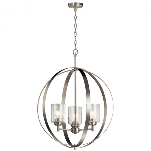 Kichler Winslow 3 Light Chandelier Model: 44034NI