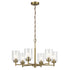 Kichler Winslow Chandelier 6 Light in Black Finish Model: 52616BK