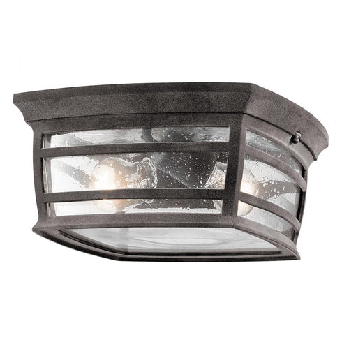 Kichler Wiscombe Park 2 Light Outdoor Ceiling Model: 49277WZC
