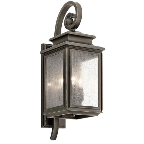 Kichler Wiscombe Park 3 Light Outdoor Wall Model: 49502OZ
