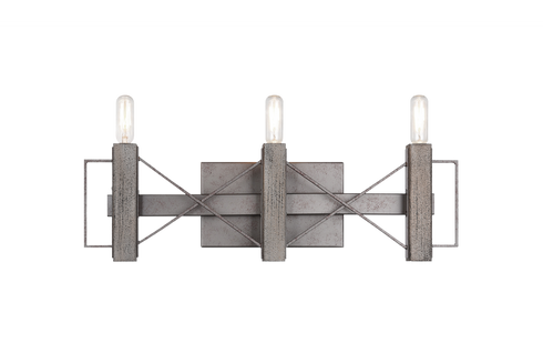 Matteo Lighting Asher 3 Light Wall Sconce in Brown Model: W71403WD