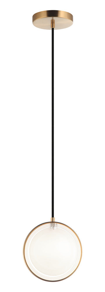 Matteo Lighting Averley 1 Light Pendants in Combination Finishes Model: C71301AGOP