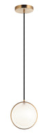 Matteo Lighting Averley 1 Light Pendants in Combination Finishes Model: C71301AGOP