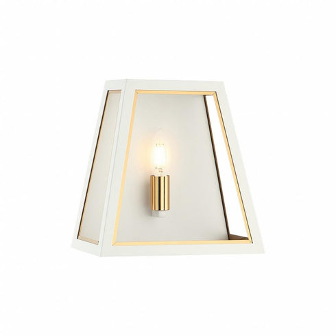 Matteo Lighting Averley 1 Light Wall Sconce in Combination Finishes Model: W71301AGOP