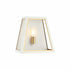 Matteo Lighting Averley 1 Light Wall Sconce in Combination Finishes Model: W71301AGOP