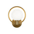 Matteo Lighting Averley 1 Light Wall Sconce in Combination Finishes Model: W71301AGOP