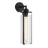 Matteo Lighting Bayou 1 Light Wall Sconce in Black Model: W62201BK