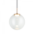 Matteo Lighting Boble 1 Light Pendant in Combination Finishes Model: C61321AGCL