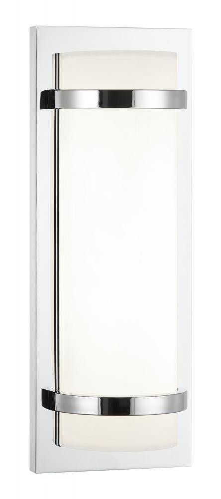 Matteo Lighting Brampton 1 Light Wall Sconce in Chrome Model: S15818CH