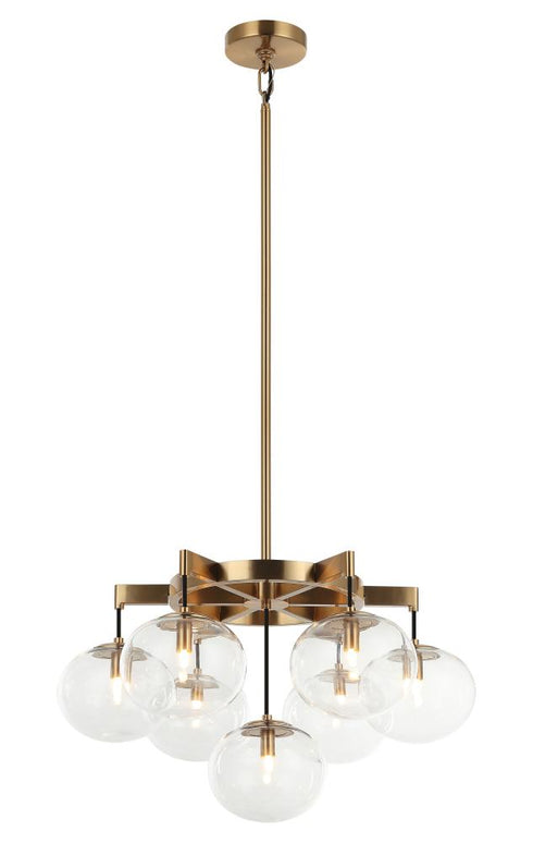 Matteo Lighting Bulbus 7 Light Pendant in Gold Model: C38107AG