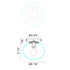 Matteo Lighting Bulbus in Matte Black Ceiling Mount Model: X38101MB