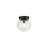 Matteo Lighting Bulbus in Matte Black Ceiling Mount Model: X38101MB