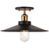Matteo Lighting Bulstrode's Workshop in Aged Gold Brass Ceiling Mount Model: X46112AGBK