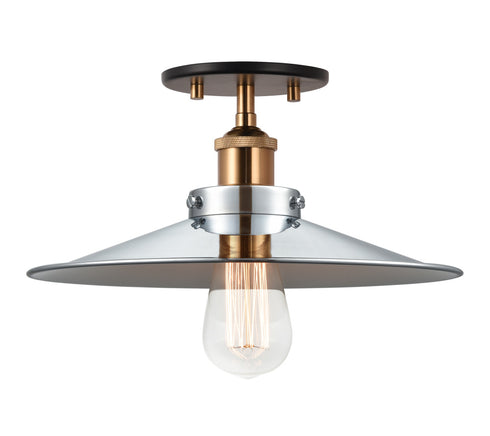 Matteo Lighting Bulstrode's Workshop in Aged Gold Brass Ceiling Mount Model: X46112AGBK