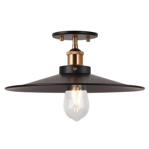 Matteo Lighting Bulstrode's Workshop in Aged Gold Brass Ceiling Mount Model: X46113AGBK