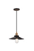 Matteo Lighting Bulstrode's Workshop in Aged Gold Brass Pendant Model: C46111AGBK