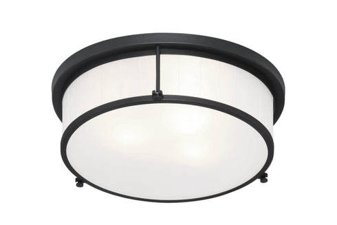 Matteo Lighting Caisse Claire in Matte Black Ceiling Mount Model: M14903MB
