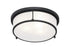 Matteo Lighting Caisse Claire in Matte Black Ceiling Mount Model: M14903MB