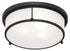 Matteo Lighting Caisse Claire in Matte Black Ceiling Mount Model: M14903MB