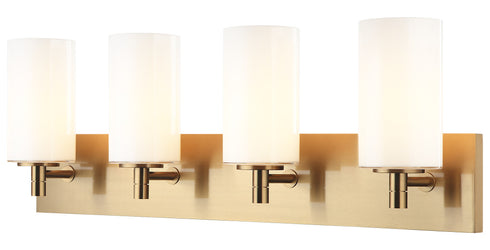 Matteo Lighting Candela in Aged Gold Brass Wall Sconce Model: S04904AGCL