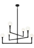 Matteo Lighting Candlestix in Aged Gold Brass Chandelier Model: C64806AGCL