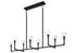 Matteo Lighting Candlestix in Aged Gold Brass Chandelier Model: C64808AGOP