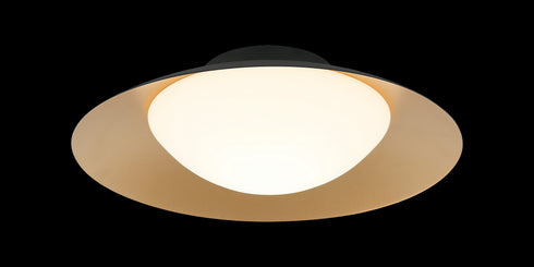 Matteo Lighting Caravon 1 Light Ceiling Mount in Black Model: M17001MB