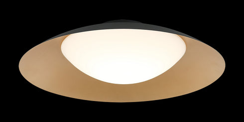 Matteo Lighting Caravon 1 Light Ceiling Mount in Black Model: M17011MB