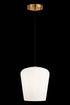 Matteo Lighting Charismo 1 Light Pendants in Combination Finishes Model: C61001AGOP